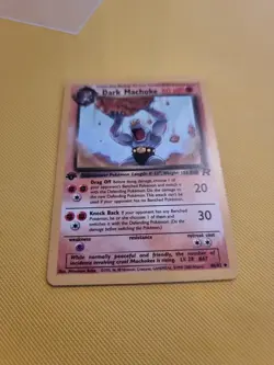 Pokemon Card Dark Machoke Team Rocket 1st Edition Uncommon 40/82 Near Mint - Image 2