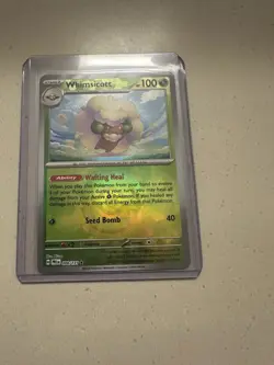 Pokemon SV Prismatic Evolutions Whimsicott Pokeball Reverse Holo Rare 008/131 NM - Image 1