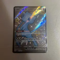 Mew ex 216/091 Holo Pokemon TCG Scarlet Violet Paldean Fates - Image 2