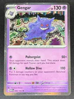 Gengar 094/165 Cosmos Holo Rare Promo - Sv: 151 Pokemon TCG - NM - Image 1