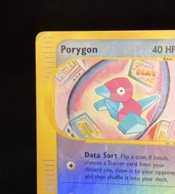 Porygon 103b/147 Aquapolis | Reverse Holo | e-Reader WOTC | Vintage Pokemon | MP - Image 3
