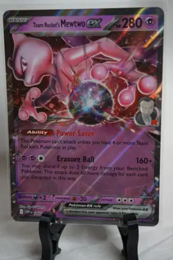 Team Rocket's Mewtwo ex Black Star Promo #205 - Destined Rivals 2025 Pokemon NM - Image 1