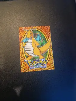 1999 Topps Pokemon Animation Series 1 E12 of 12 #149 Dragonite Blue Logo - Image 1