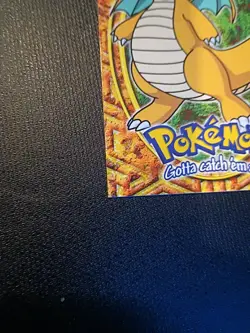 1999 Topps Pokemon Animation Series 1 E12 of 12 #149 Dragonite Blue Logo - Image 2