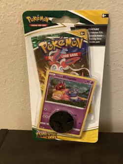Pokemon TCG: Evolving Skies || Galarian Slowpoke Promo Blister Pack Sealed - Image 1