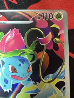 POKEMON MEGA EVOLUTION! IVYSAUR! ILLUSTRATION RARE! 134/132 NM/LP - Image 2