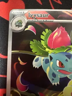 POKEMON MEGA EVOLUTION! IVYSAUR! ILLUSTRATION RARE! 134/132 NM/LP - Image 3