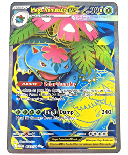 Pokemon Mega Evolution - Mega Venusaur ex - Full Art Ultra Rare NM+/MINT 155/132 - Image 1