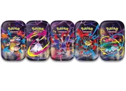 Pokemon TCG Mega Evolutions - Mega Heroes Mini Tin (Set of 5) New & Sealed - Image 3