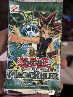 VTG 1996 Yu-Gi-Oh! TCG Magic Ruler Sealed Booster Pack Konami Upper Deck 53334282192 - Image 1