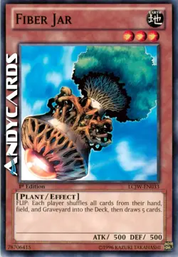 FIBER JAR • (Giara Di Fibra) • Comune • LCJW EN033 • 1Ed • YUGIOH! • ANDYCARDS - Image 1