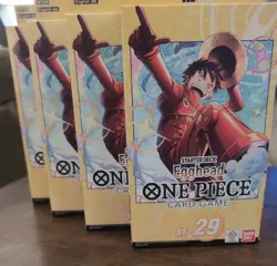 One Piece Egghead Starter Deck [ST29] English Version Lot Of 4 New Sealed - Image 2