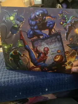 MTG Marvel Spider-Man Scene FOIL Borderless NM 6 Card Set Venom Green Goblin - Image 2