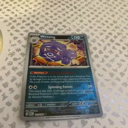 Pokemon Card Weezing Pokemon 151 Reverse Holo Rare 110/165 Near Mint - Image 2