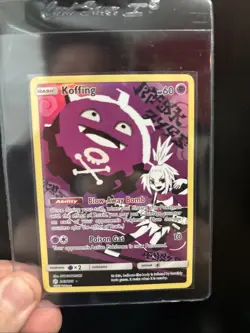 Pokemon TCG Koffing Trainer 243/236, Sm-Cosmic Eclipse, Secret Rare Card - Image 1