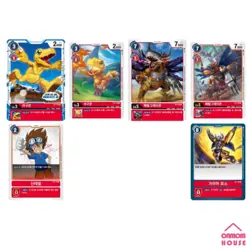 Digimon Card Game Start Deck Gaia Red Korean Version STK-01 - Image 2
