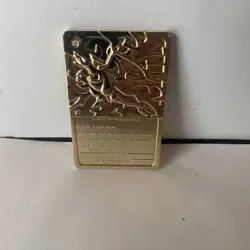 1999 Burger King Pokemon Trading Card 23k Gold Plated Charizard - Image 2