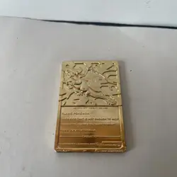 1999 Burger King Pokemon Trading Card 23k Gold Plated Charizard - Image 3