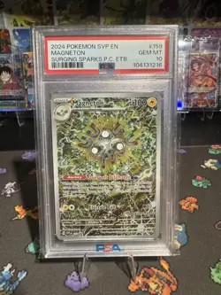 Pokemon TCG Magneton Promo Card Pokemon Center Stamped Holo Psa10 - Image 1