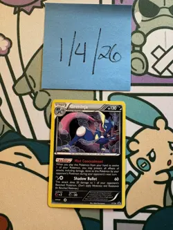 Pokemon TCG Greninja XY Black Star Promo Holo Card XY24 Relist - Image 1