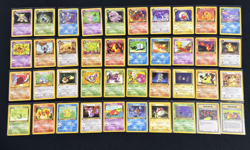 Pokemon 1999 TCG Team Rocket 1st Edition Non Holo Partial Set 40 Card Lot NM/LP - Image 1