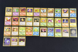 Pokemon 1999 TCG Team Rocket 1st Edition Non Holo Partial Set 33 Card Lot LP/HP - Image 1