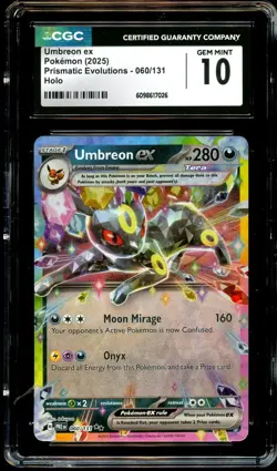 CGC 10 GEM MINT Umbreon Ex 060/131 HOLO RARE Pokemon Card 026 - Image 2