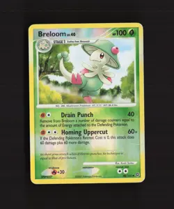 Breloom 45/132 Secret Wonders Reverse Holo Pokemon Card DMG - Image 1