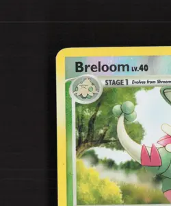 Breloom 45/132 Secret Wonders Reverse Holo Pokemon Card DMG - Image 3