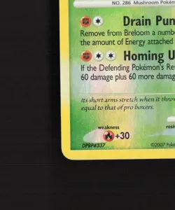 Breloom 45/132 Secret Wonders Reverse Holo Pokemon Card DMG - Image 5