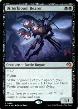 Bitterbloom Bearer FOIL Lorwyn Eclipsed Magic MTG NM - Image 1