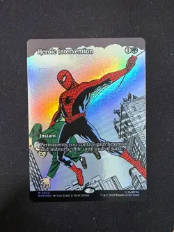 Heroic Intervention (FOIL BORDERLESS) Marvel's Spider-Man - Magic/MTG - Image 1