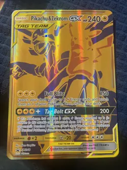 Pikachu & Zekrom GX (Oversized) Pokemon Sun & Moon Black Star Promo #SM248 - Image 1