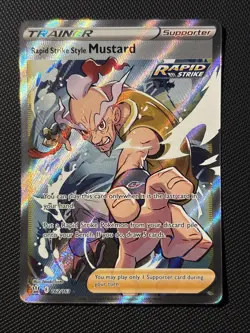 2021 Pokemon SWSH Battle Styles 162/163 Rapid Strike Style Mustard - Image 1