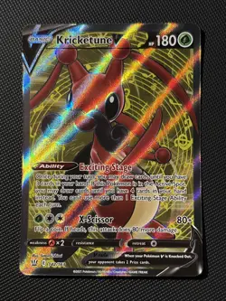 2021 Pokemon SWSH Battle Styles 142/163 Kricketune V - Image 1