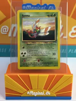 Yanma #36 Rare Pokemon TCG 2001 Neo Discovery LP Lightly Played - Image 1