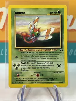 Yanma #36 Rare Pokemon TCG 2001 Neo Discovery LP Lightly Played - Image 3