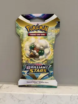 Pokemon TCG Brilliant Stars Sleeved Booster Pack NEW - SEALED 820650809972 - Image 1