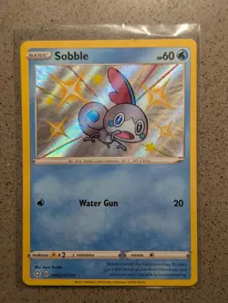 Sobble SV025/SV122 Rare Shiny Shining Fates Shiny Vault Pokemon NM - Image 1