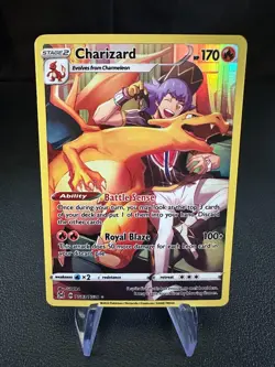 Charizard TG03/TG30, Lost Origin, Pokemon, NM - Image 1