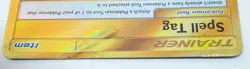 POKEMON TCG SPELL TAG 235/214 GOLD SECRET RARE LOST THUNDER 2CM CREASE AT TOP - Image 2