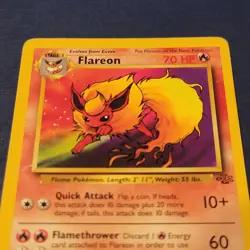 Pokemon Flareon 19/64 Jungle Regular Moderately/Heavily Played *FREE SHIPPING* - Image 2