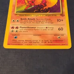 Pokemon Flareon 19/64 Jungle Regular Moderately/Heavily Played *FREE SHIPPING* - Image 3