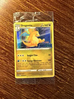 SEALED Pokemon Dragonite 131/195 Silver Tempest GameStop Stamped Holo Rare Promo - Image 1
