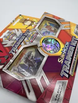 Pokemon TCG Sun and Moon Trainer Kit Lycanroc & Alolan Raichu Sealed - Damaged - Image 2