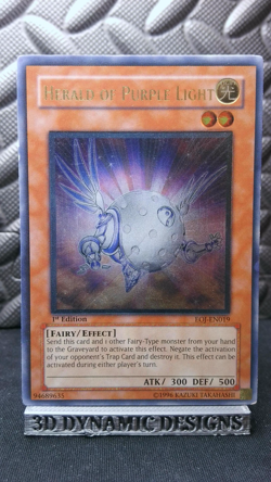 | Yugioh Herald of Purple Light EOJ-EN019 1st Edition Ultimate Rare HP 🔥 | - Image 1