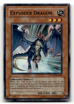 Exploder Dragon WC07-EN002 Unlimited Super Rare World Championship 2007 HP - Image 1