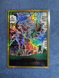 OP14 The Azure Sea's Seven DON!! Card Egghead (Gold) Creased - Image 1