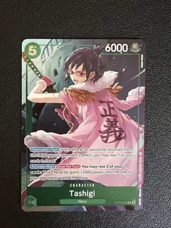Tashigi OP14-029 Dash Pack Promo- The Azure Sea's Seven ENGLISH OP14 One Piece - Image 1