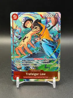 One Piece Trafalgar Law - OP14-009 Alt Art The Azure Sea's Seven Foil - Image 1